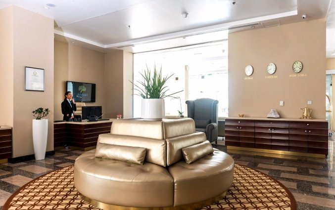 REceptie van Hotel Jannah Marina Bay Suites in Dubai