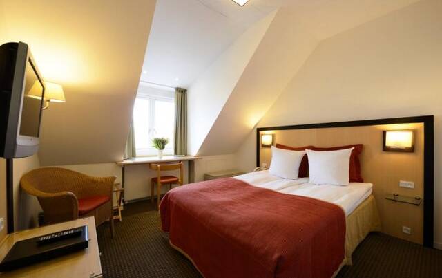 Tweepersoonskamer van Hotel Ascot in Kopenhagen