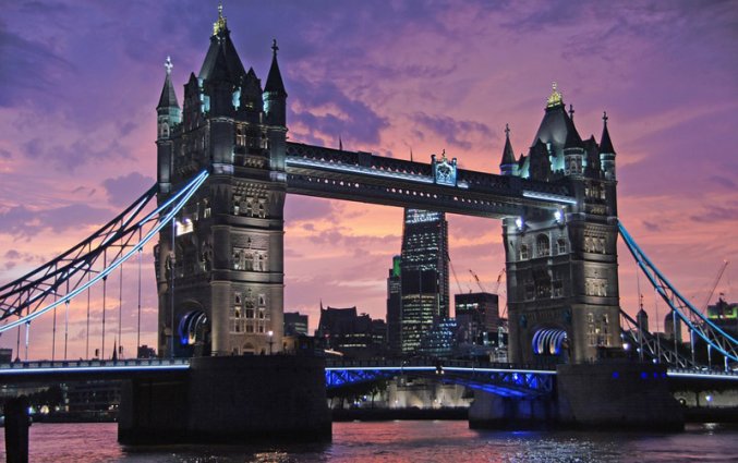 Londen - Nacht Tower Bridge