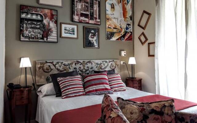 Tweepersoonskamer van Hotel Europeo Flowers Sea Napels