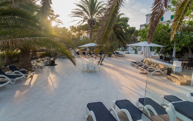 Tuin van Hotel Tagomago op Ibiza