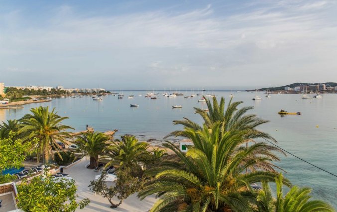 Uitzicht op zee van Hotel Tagomago op Ibiza